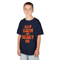 Keep Calm and Scary On - Kids T-Shirt