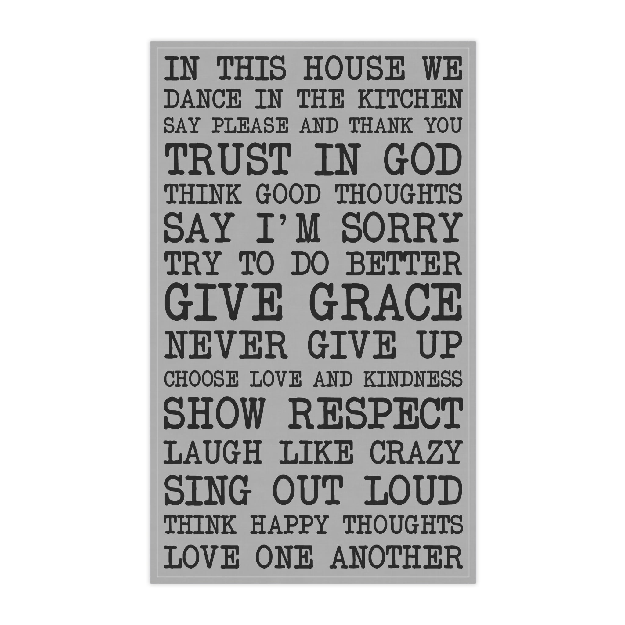 In This House - Tea Towel
