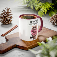 Sip Happens, Stay Fabulous - Mug