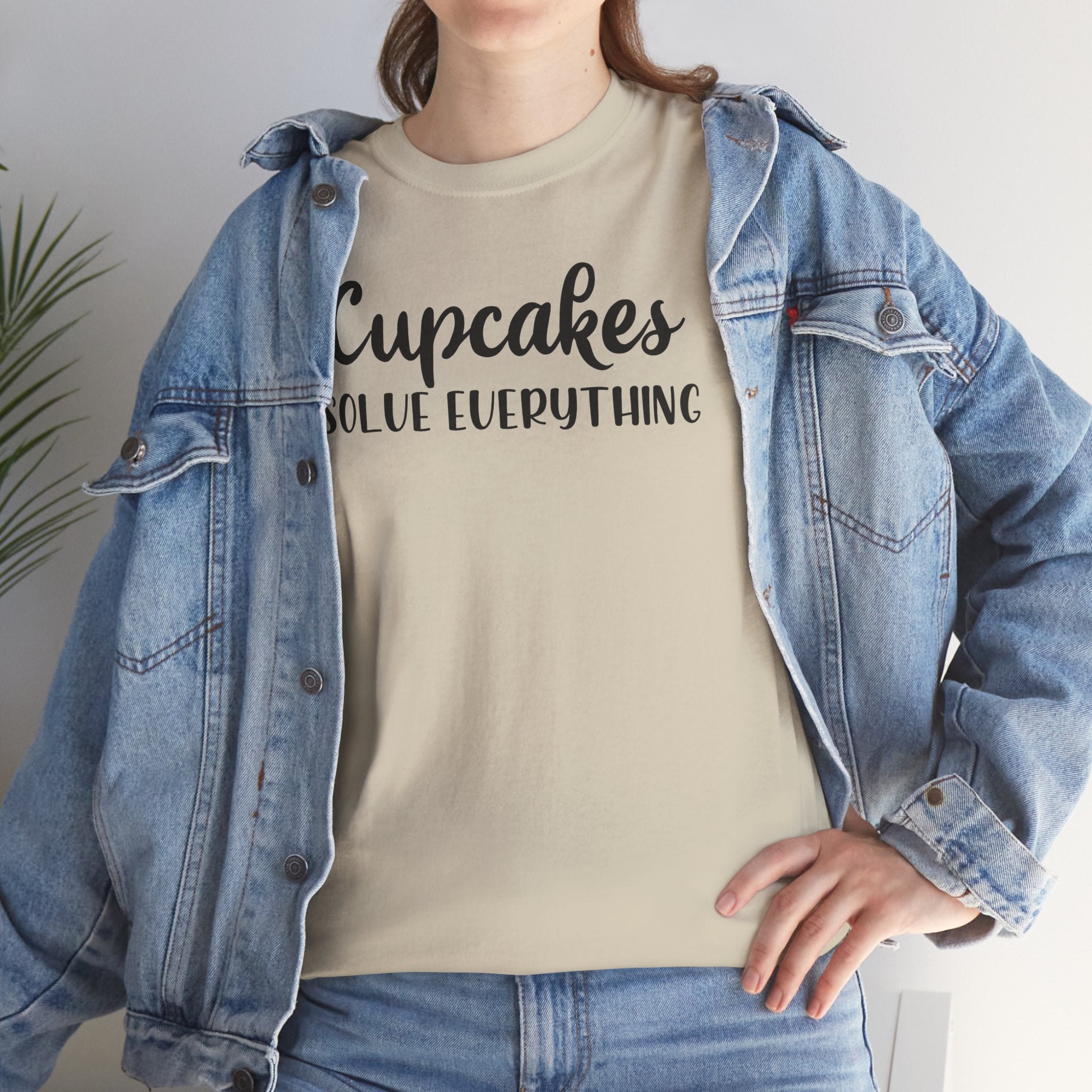 Cupcakes Solve Everything -T-Shirt