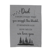 Hug Dad - Throw Blanket