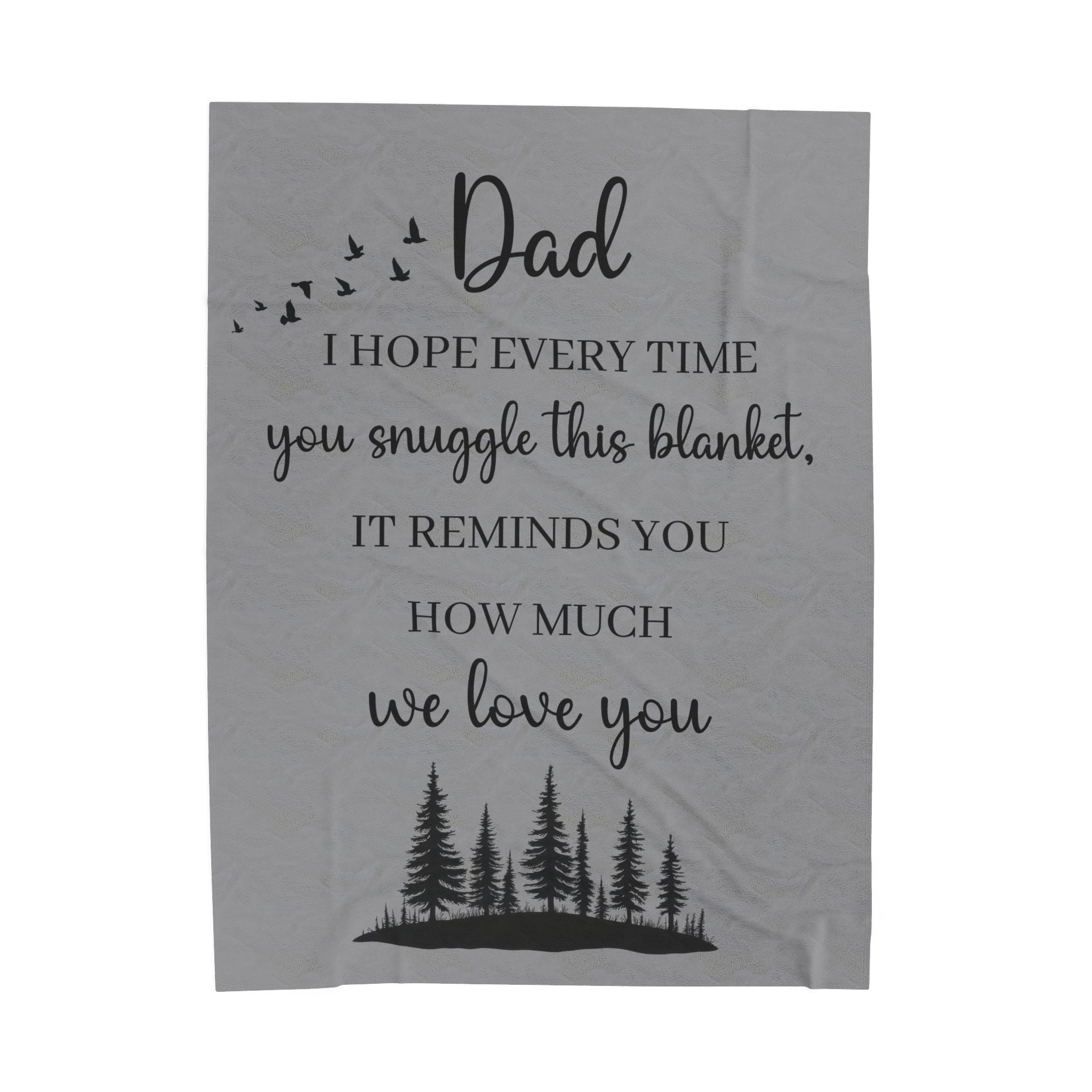 Hug Dad - Throw Blanket