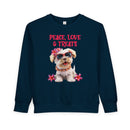 Peace, Love & Treats - Toddler Sweatshirt