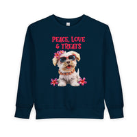Peace, Love & Treats - Toddler Sweatshirt