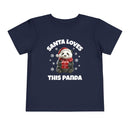 Santa Loves This Panda - Toddler T-Shirt
