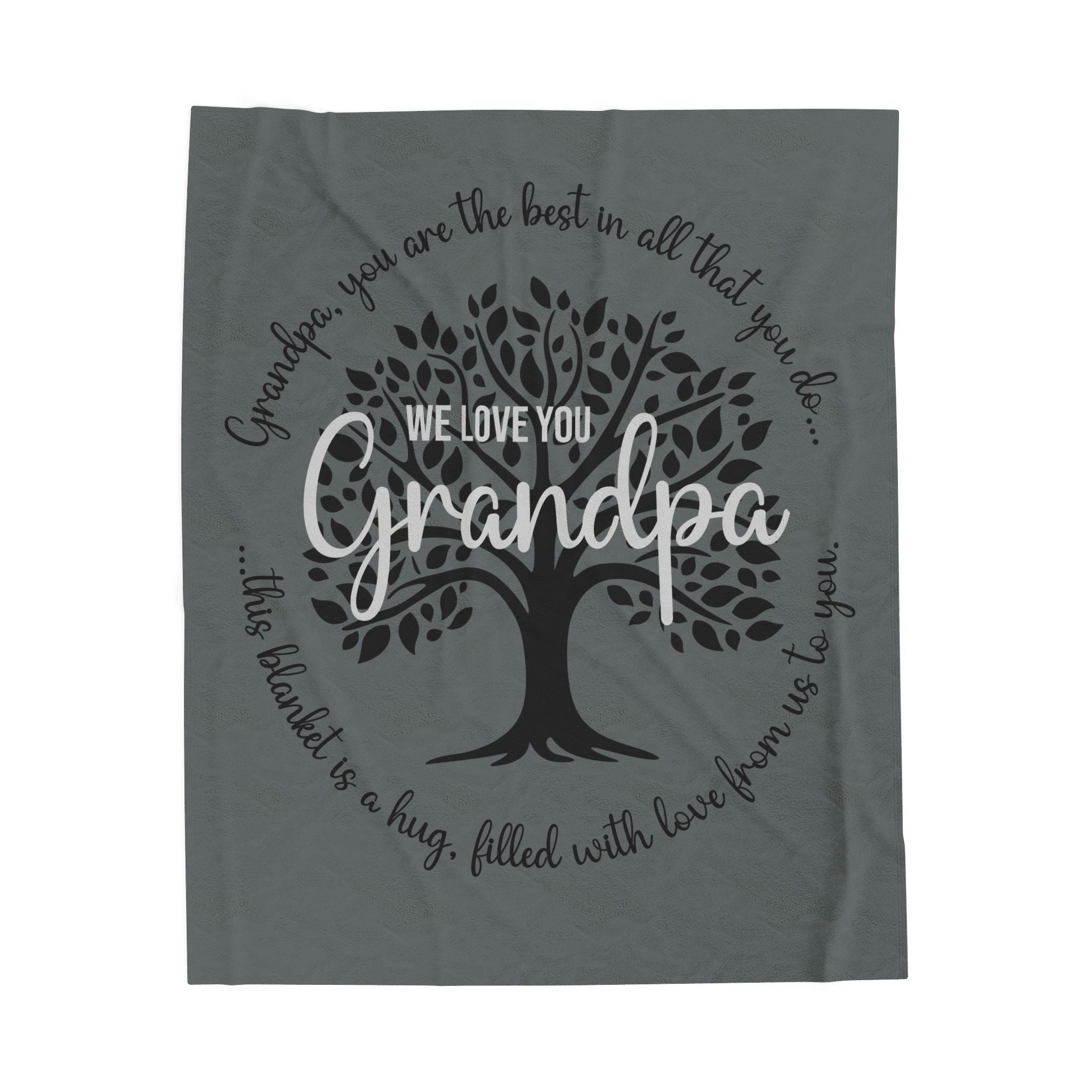 Grandpa Love - Plush Blanket