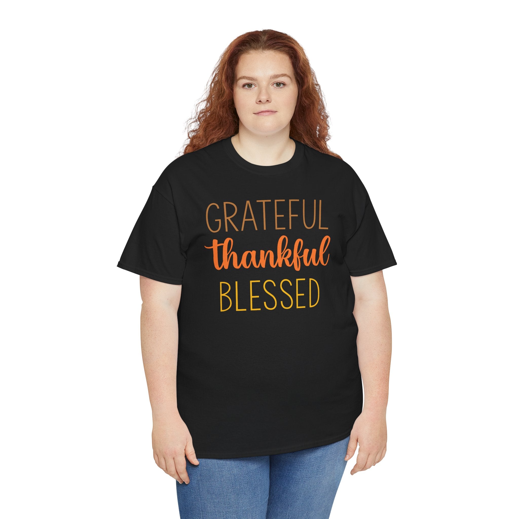 Grateful Thankful Blessed - T-Shirt