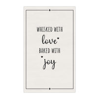 Whisked with Love - Tea Towel