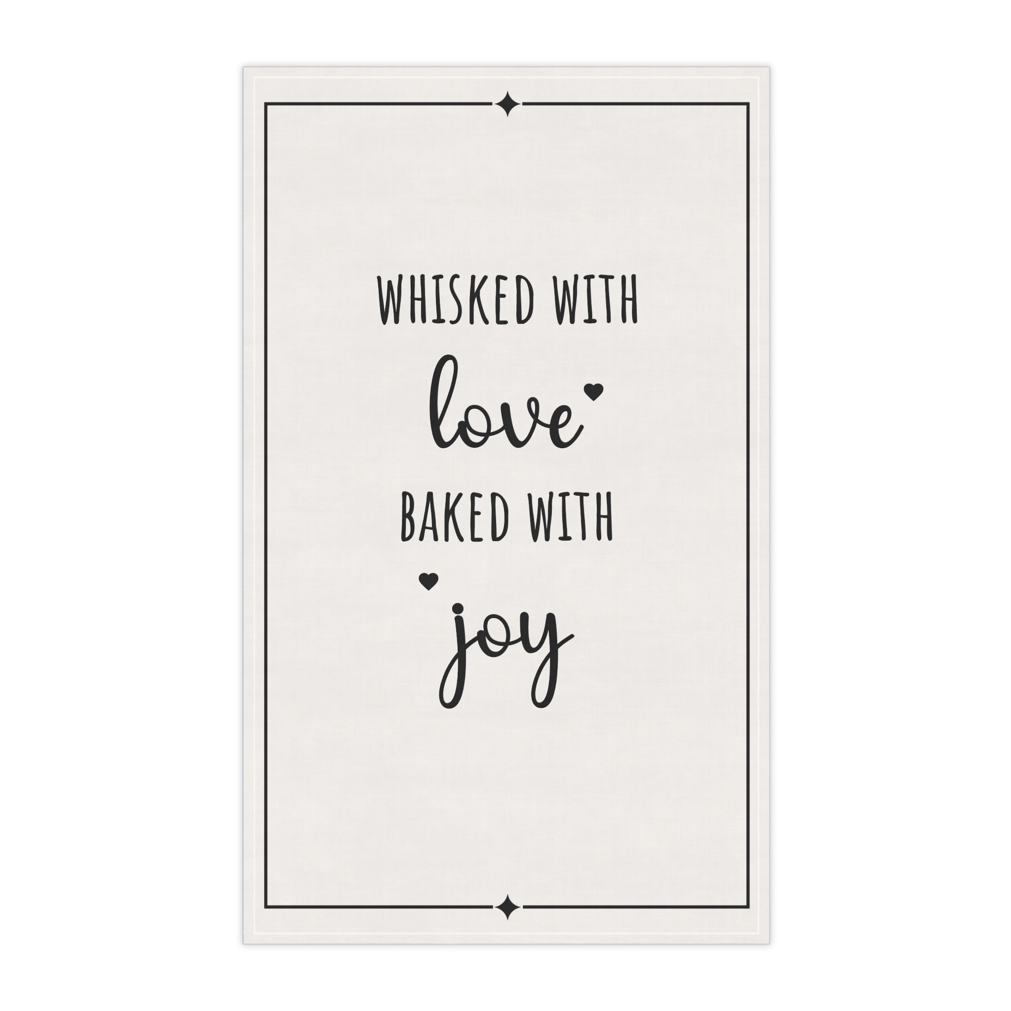 Whisked with Love - Tea Towel