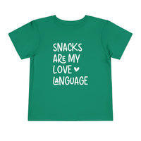 Snacks Are My Love Language - Toddler T-Shirt