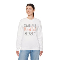 Grateful Thankful Blessed - Sweatshirt