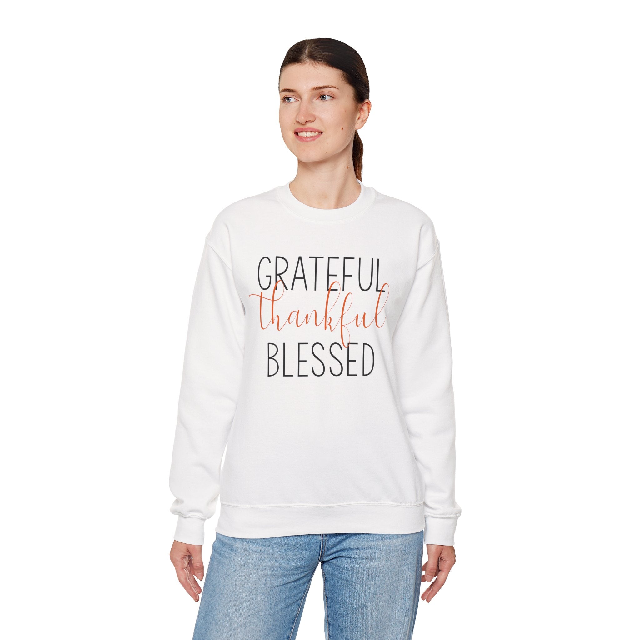 Grateful Thankful Blessed - Sweatshirt