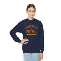 Pumpkin & Football Season - Kids Sweatshirt