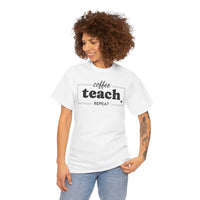 Coffee Teach Repeat - T-Shirt