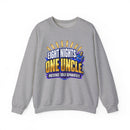 Eight Nights, One Uncle - Funny Hanukkah Crewneck Sweatshirt