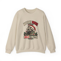 Holiday Spirit Loading – Funny Christmas Raccoon Crewneck Sweatshirt