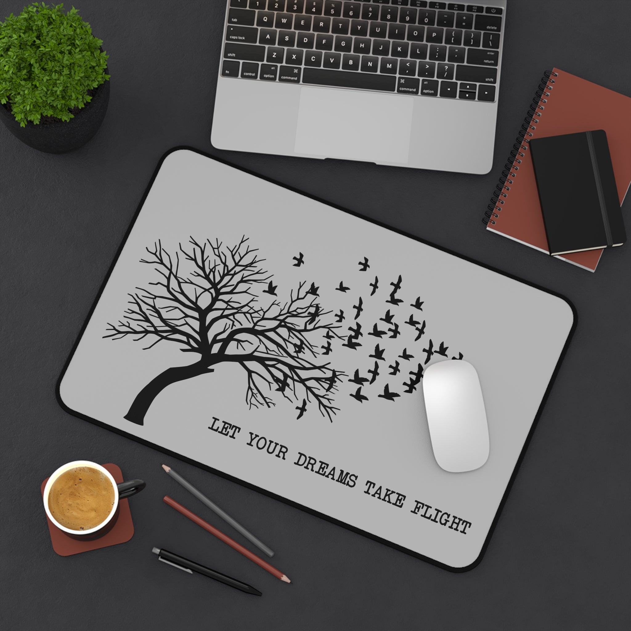 Let Your Dreams Take Flight - Desk Mat