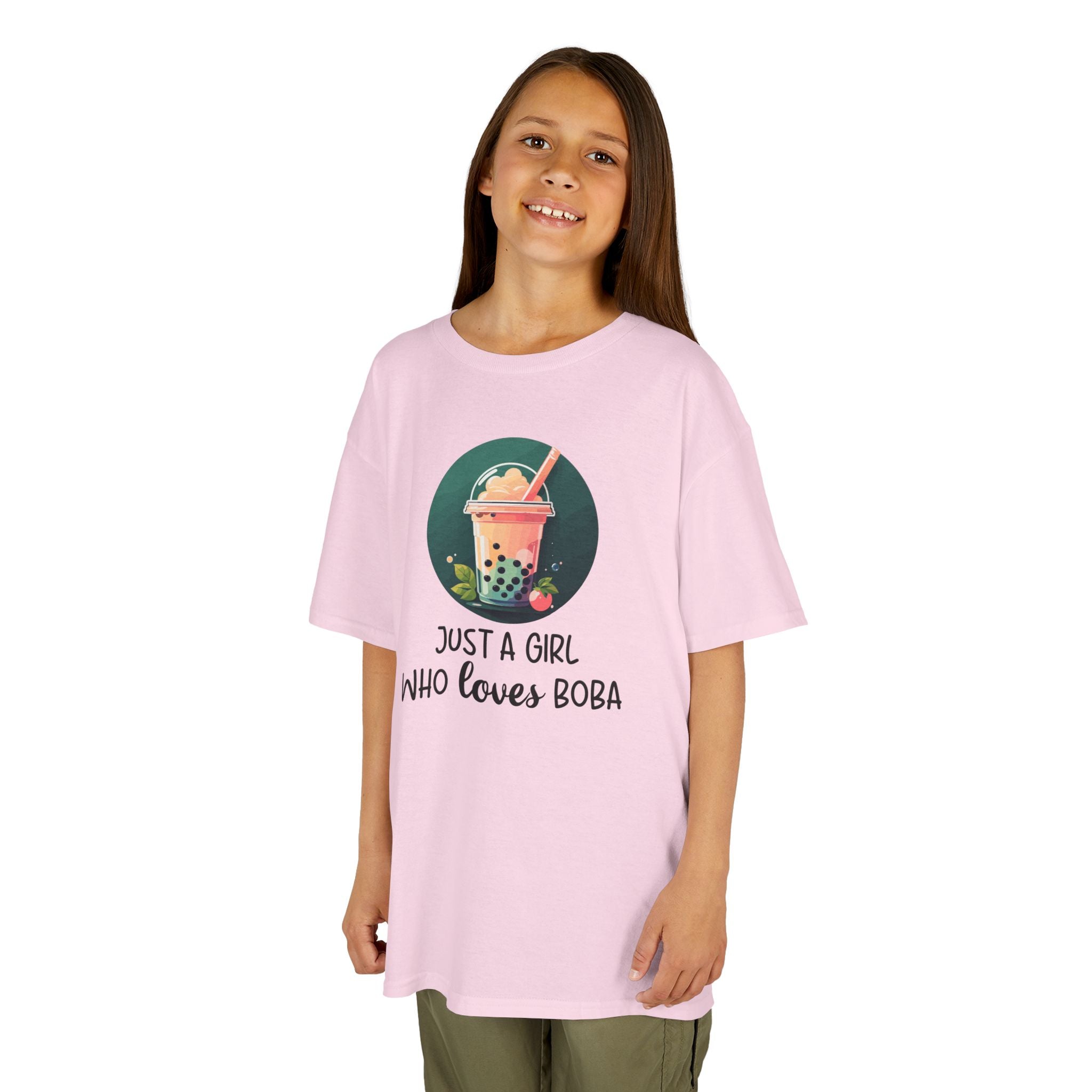 Just a Girl Who Loves Boba - Kids T-Shirt