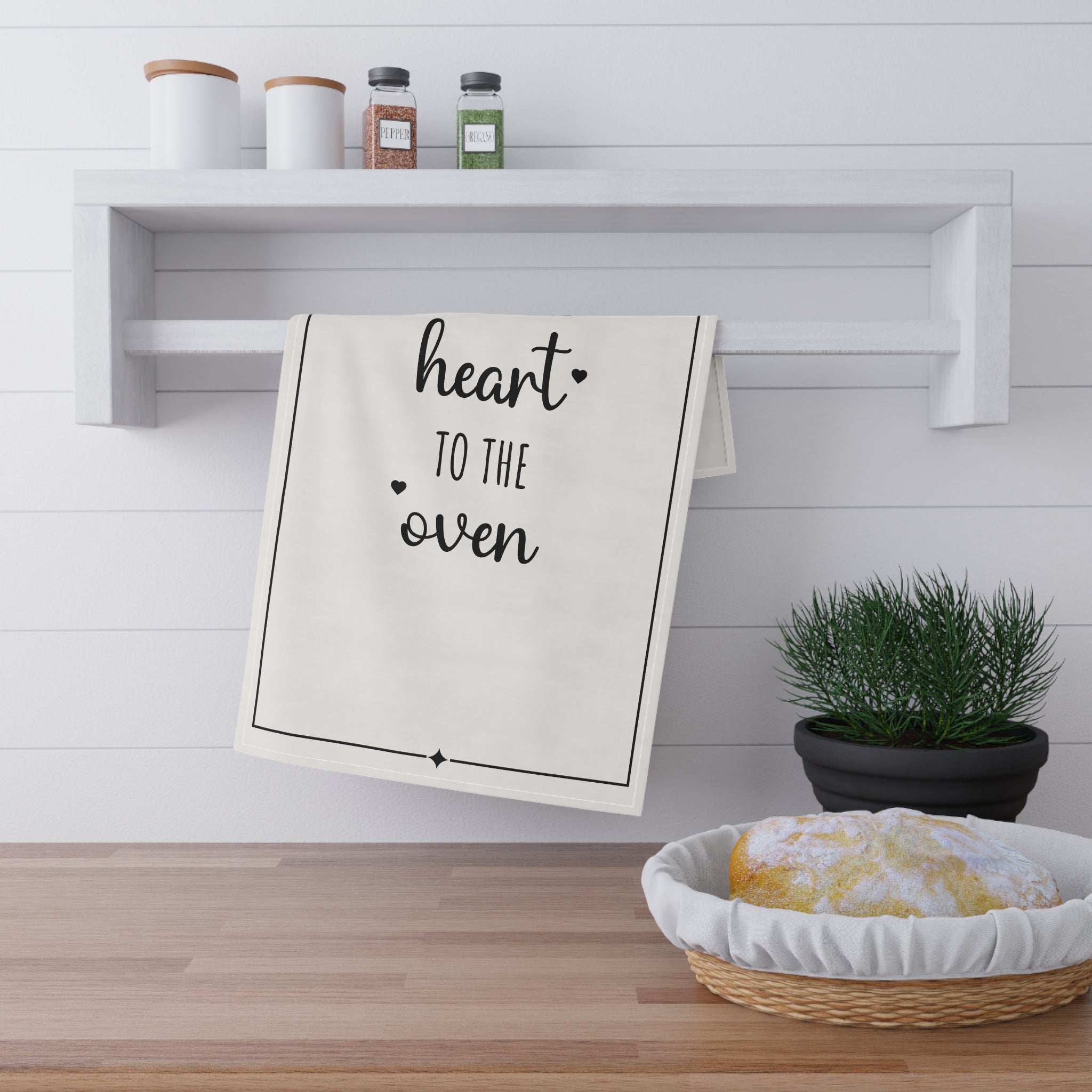 Heart to Oven - Tea Towel