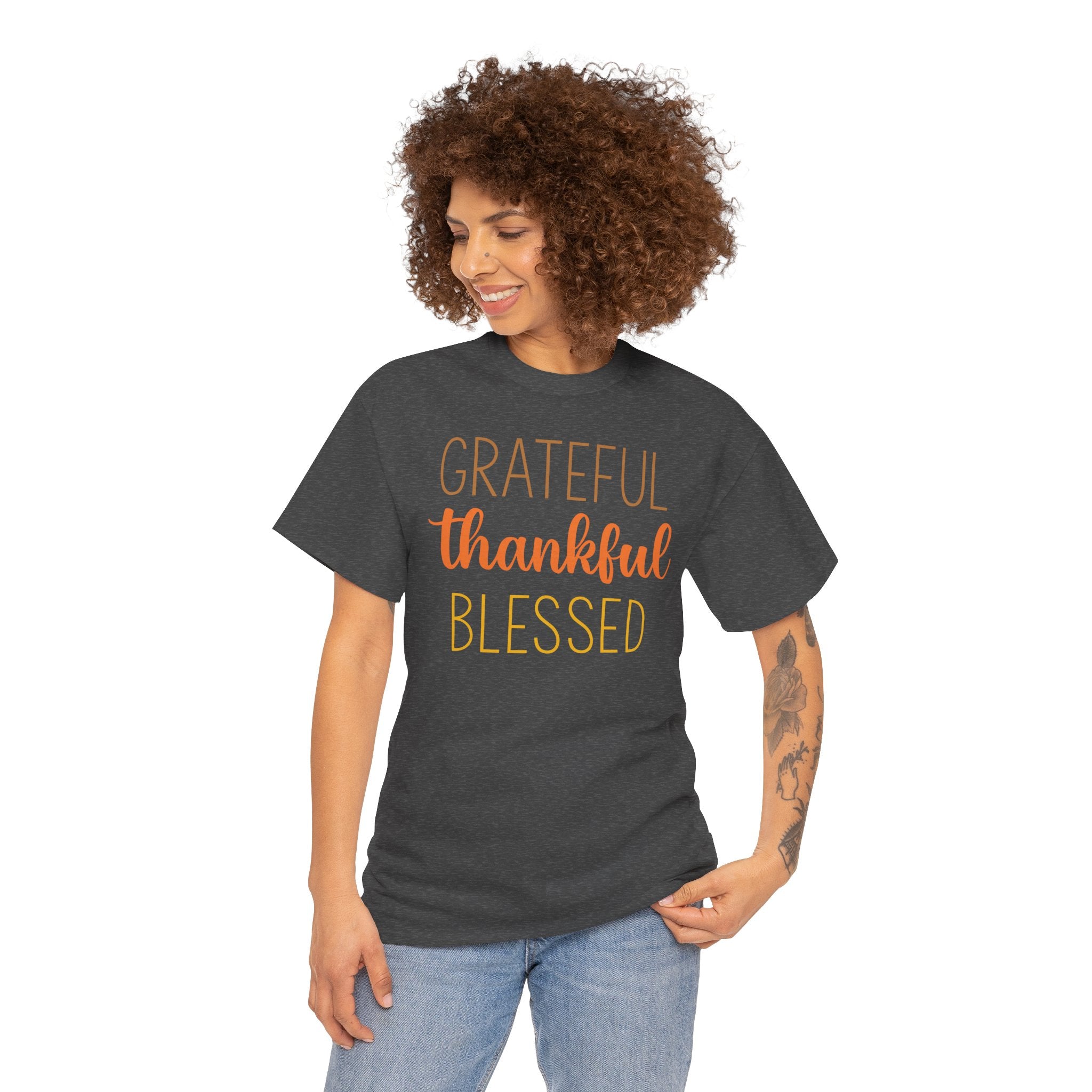 Grateful Thankful Blessed - T-Shirt