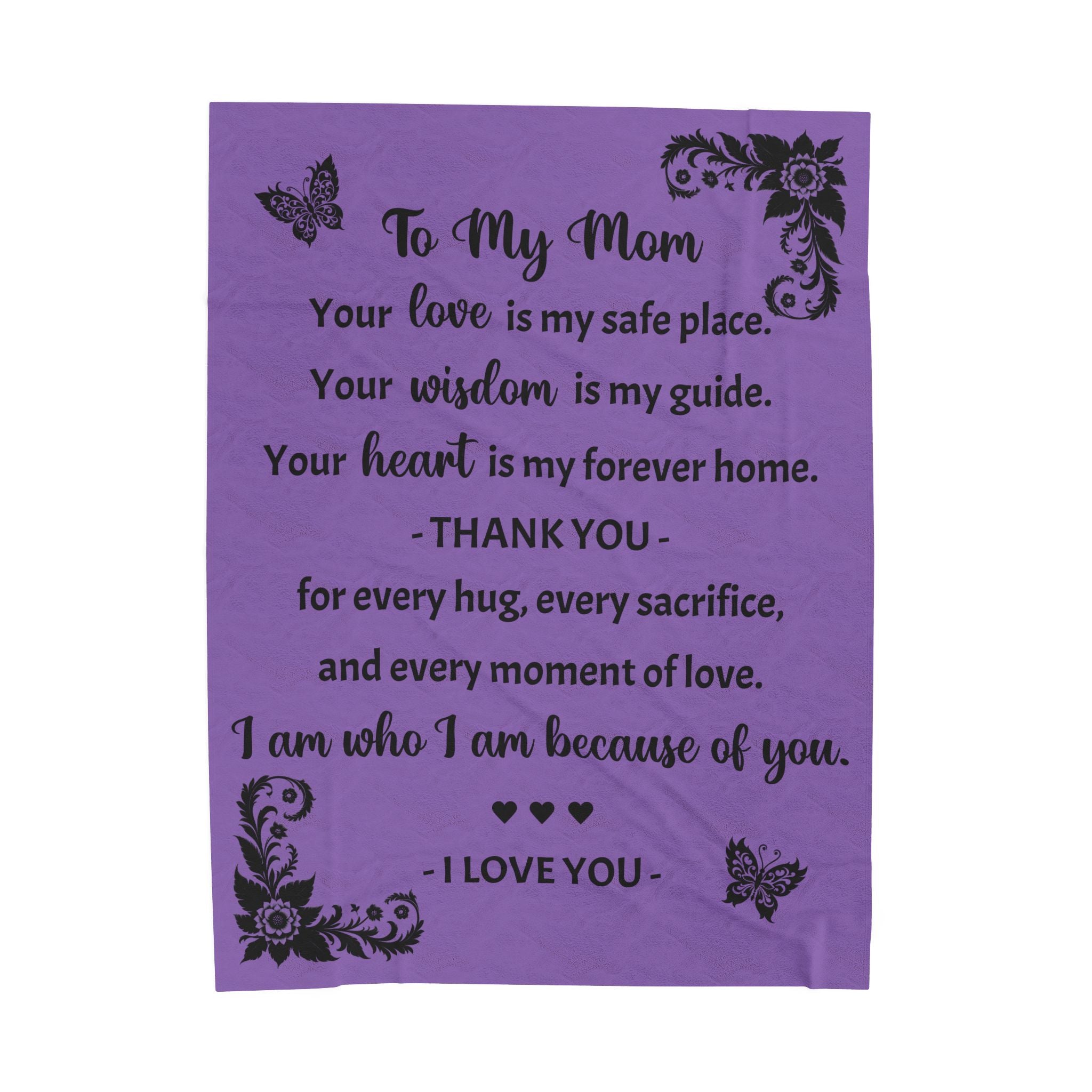 To My Mom - Throw Blanket