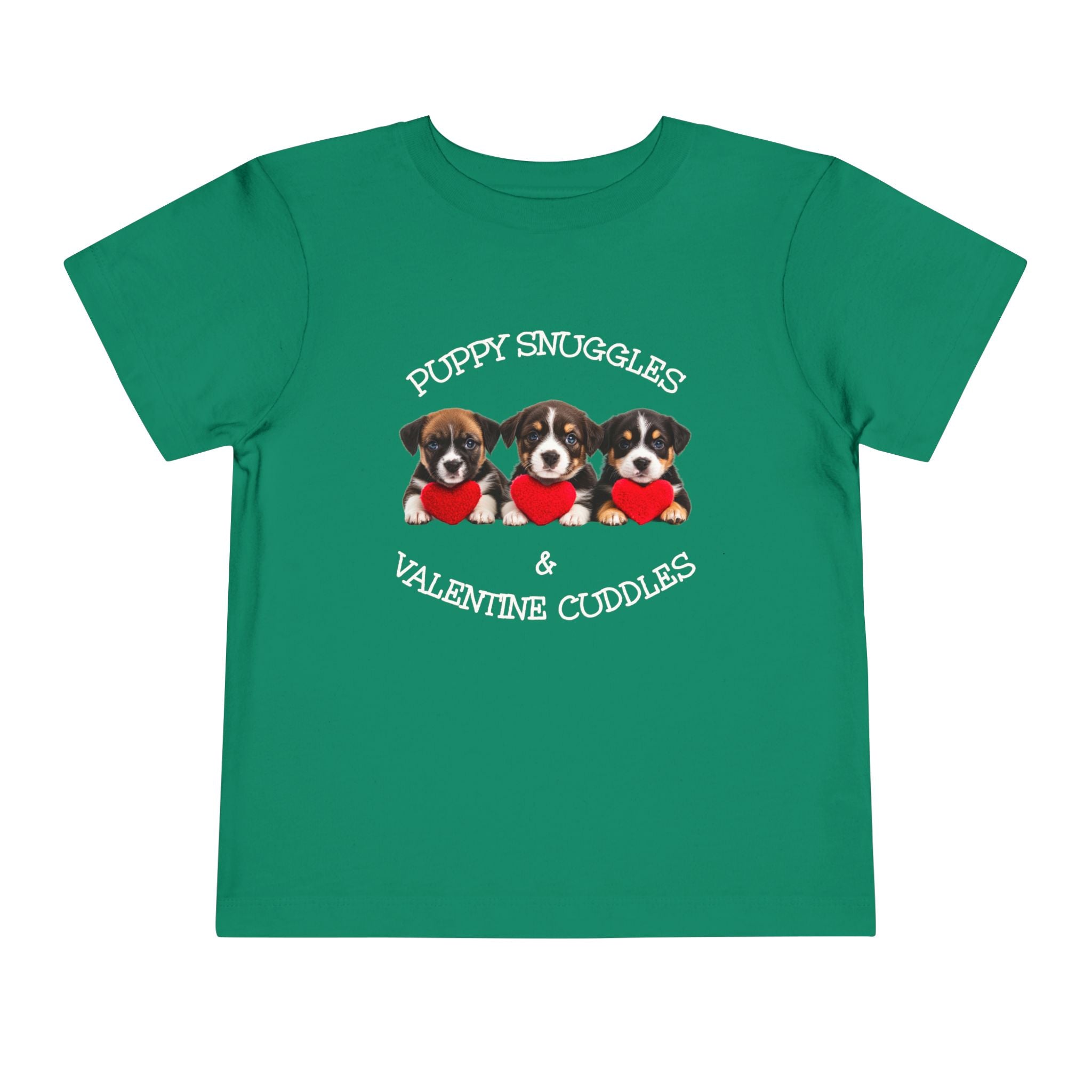 Puppy Snuggles & Valentine Cuddles - Toddler T-Shirt