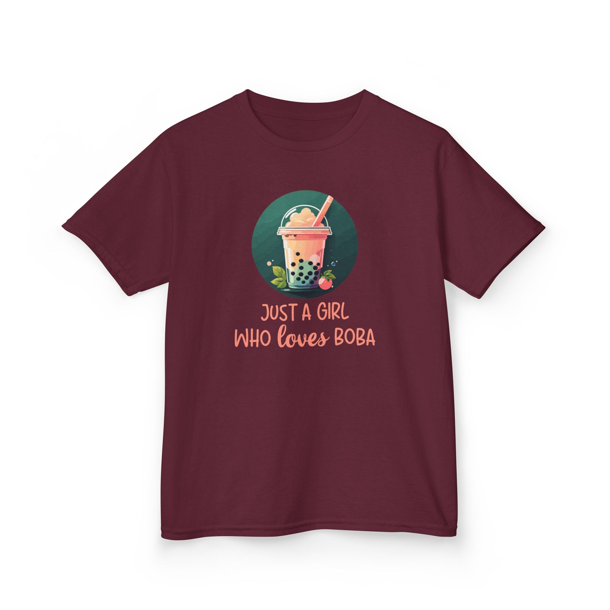 Just a Girl Who Loves Boba - Kids T-Shirt
