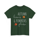 Autumn Leaves & Pumpkins Please - T-Shirt
