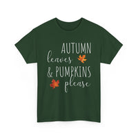 Autumn Leaves & Pumpkins Please - T-Shirt