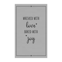 Whisked with Love - Tea Towel