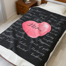Heartfelt Mom - Plush Blanket