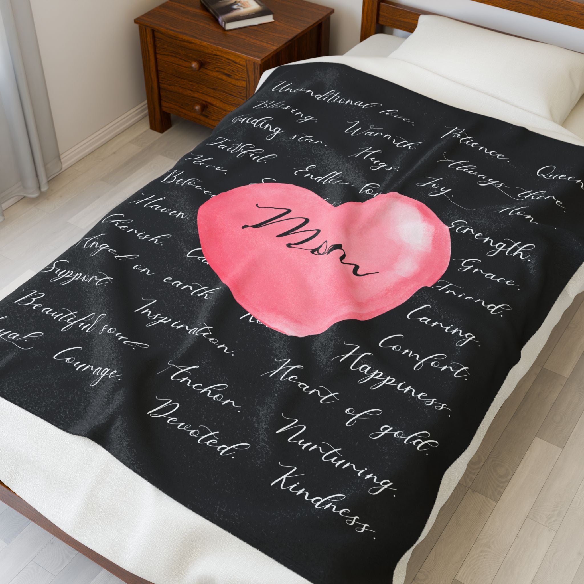 Heartfelt Mom - Plush Blanket