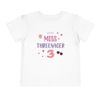 Little Miss Threenager - Toddler T-Shirt
