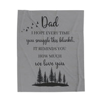 Hug Dad - Throw Blanket