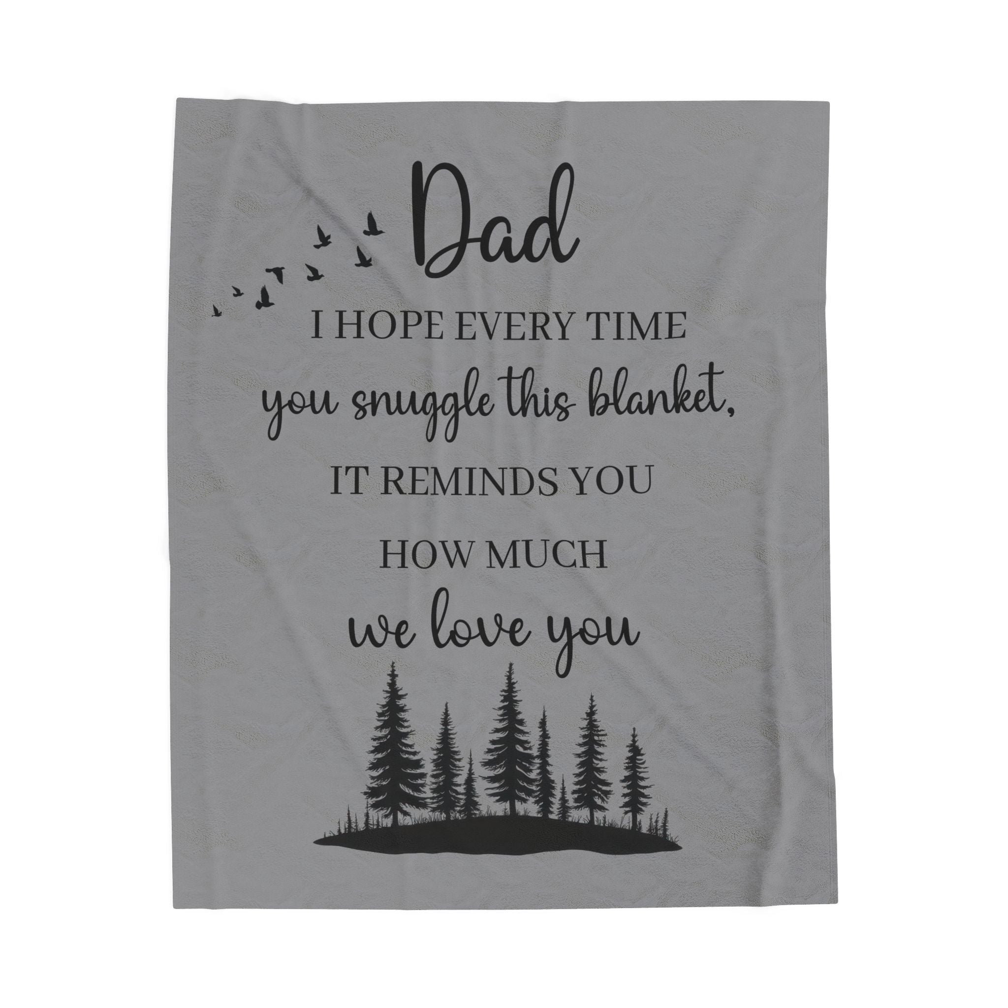 Hug Dad - Throw Blanket