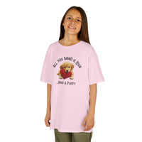 All You Need Is Love...And A Puppy - Kids T-Shirt