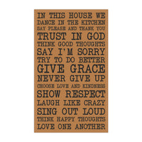 In This House - Tea Towel