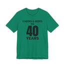 Cheers & Beers to 40 Years - T-Shirt