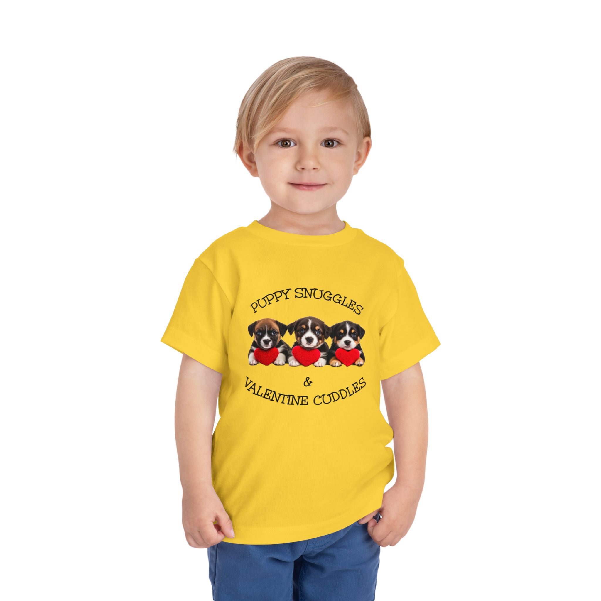 Puppy Snuggles & Valentine Cuddles - Toddler T-Shirt