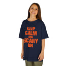 Keep Calm and Scary On - Kids T-Shirt