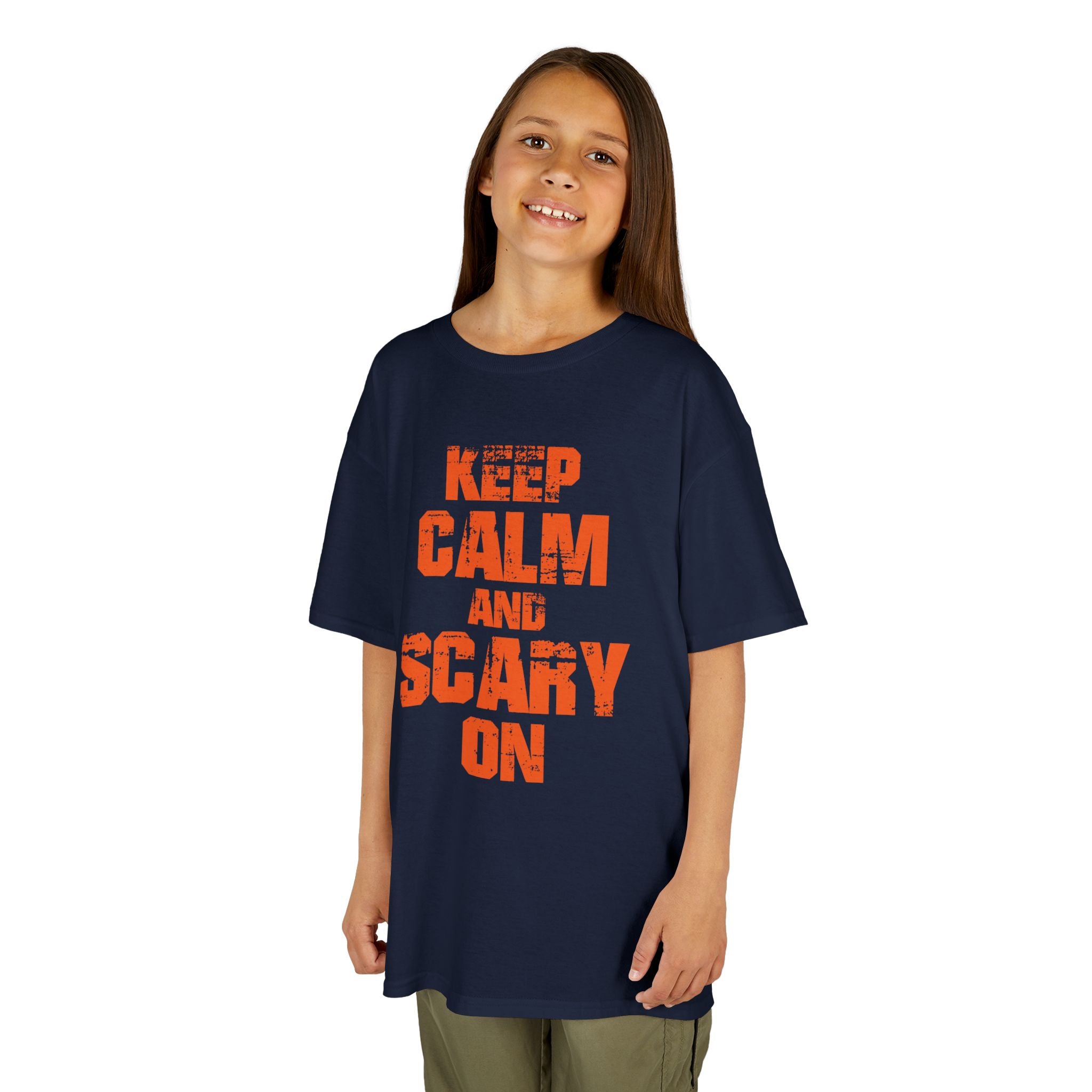Keep Calm and Scary On - Kids T-Shirt
