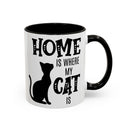 Home Is Where My Cat Is - Mug