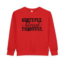 Grateful Blessed Thankful - Toddler Sweatshirt