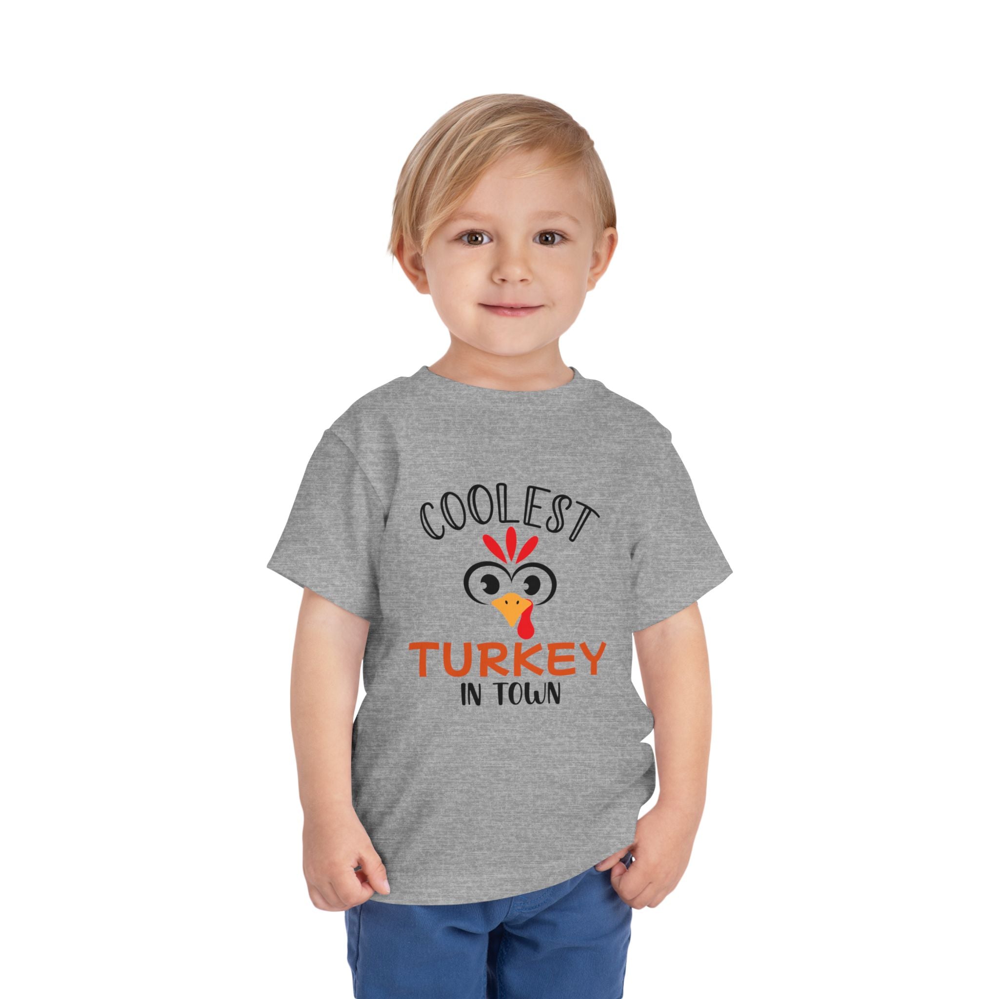 Coolest Turkey in Town - Toddler T-Shirt