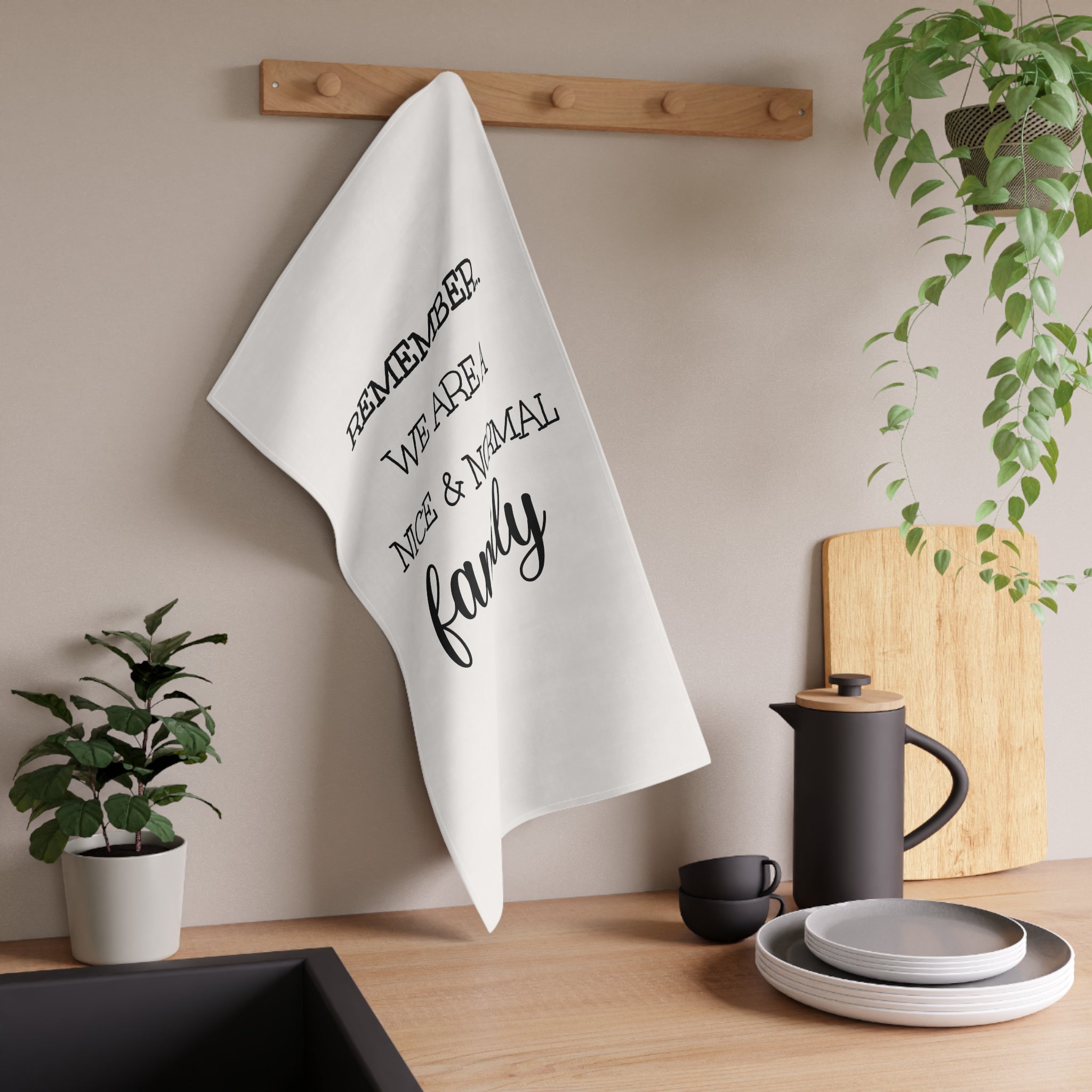 Nice & Normal Family - Tea Towel