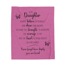 To My Daughter - Plush Blanket