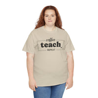 Coffee Teach Repeat - T-Shirt
