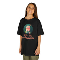 Just a Girl Who Loves Boba - Kids T-Shirt