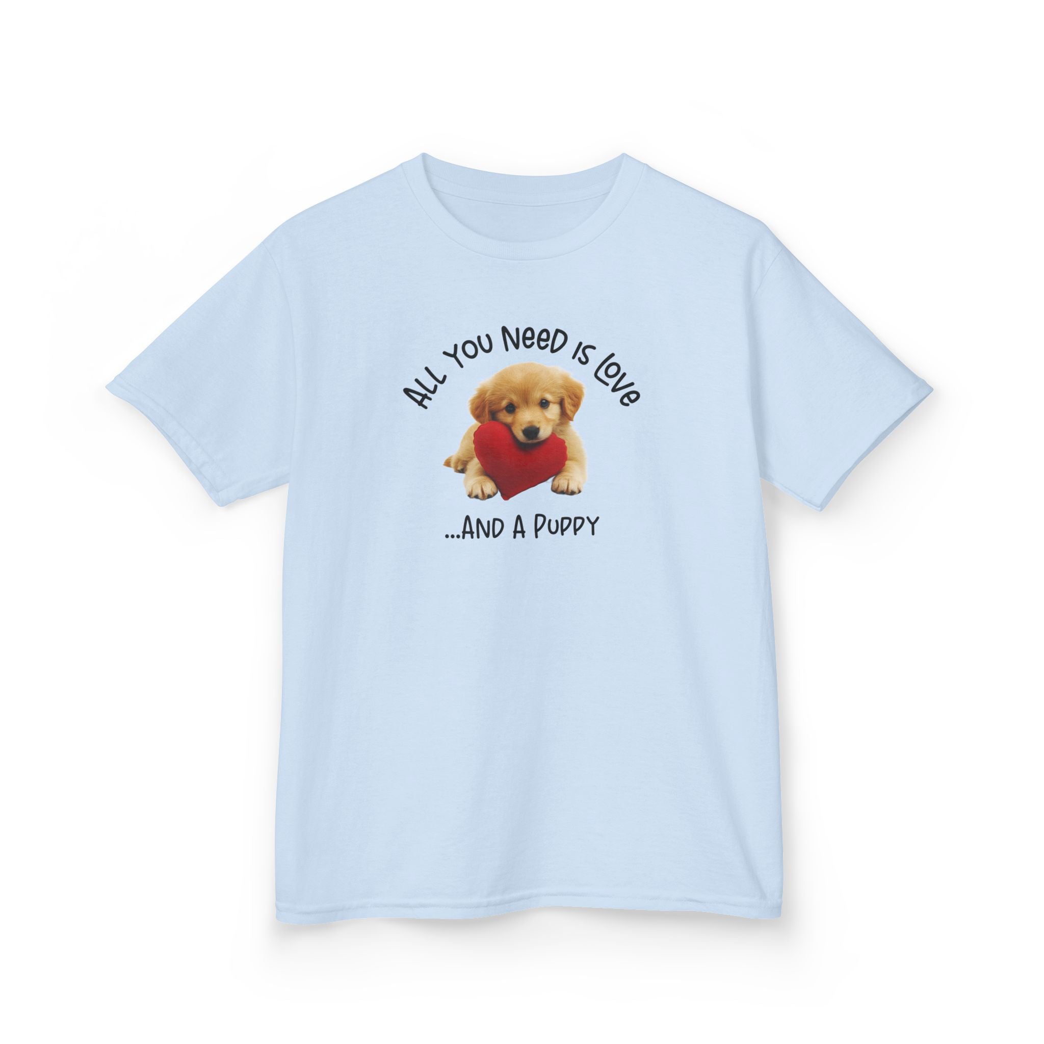 All You Need Is Love...And A Puppy - Kids T-Shirt