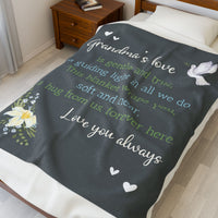 Grandma's Love - Plush Blanket